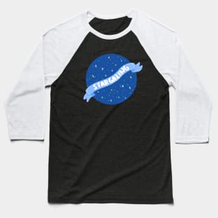 Stargazing Night Sky Baseball T-Shirt